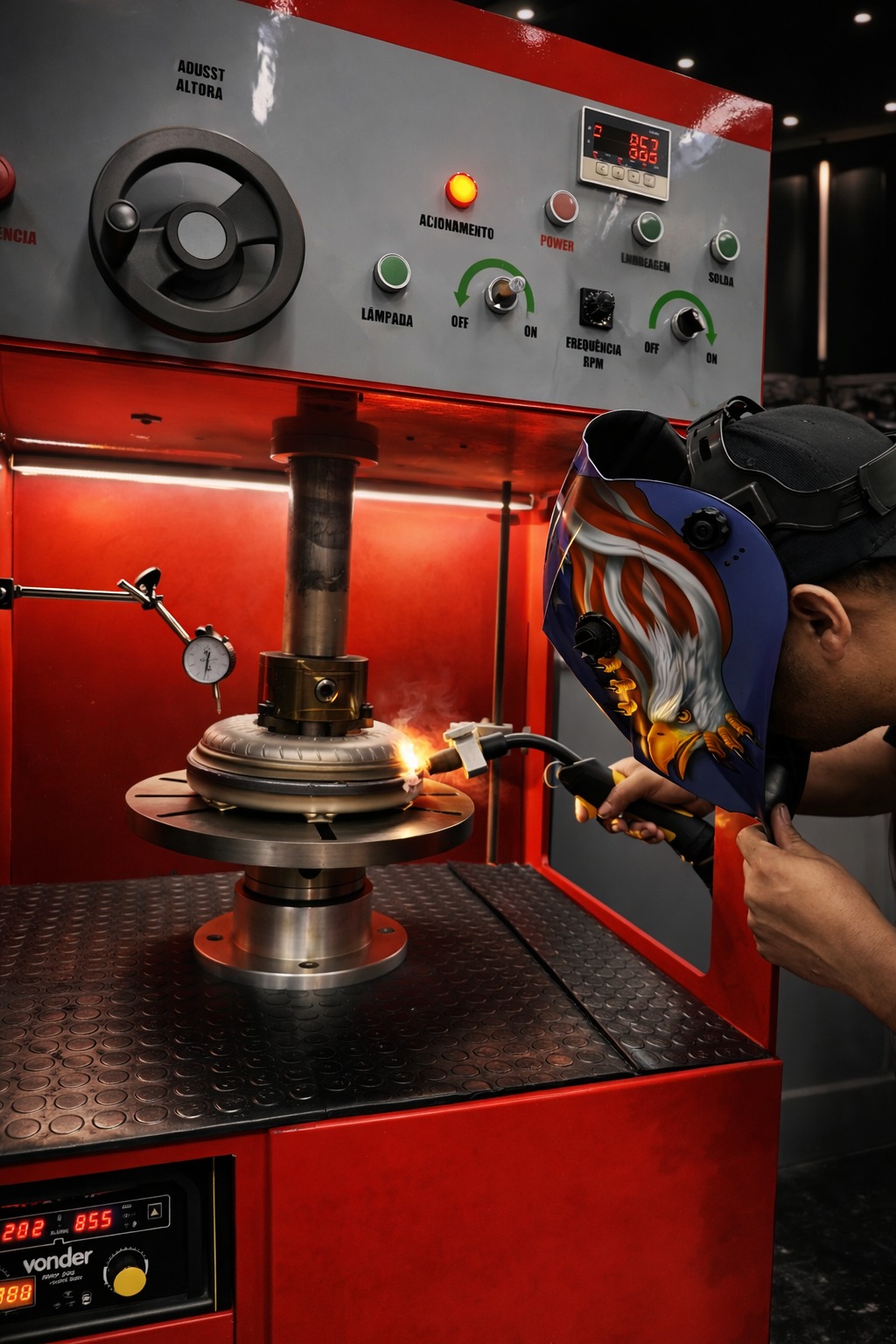 Retífica de conversor de torque — oficina Só Conversores
